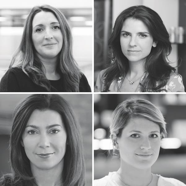 Claire Charruau, Lindsay Pattison, Nancy Lengthorn and Eileen Hanna